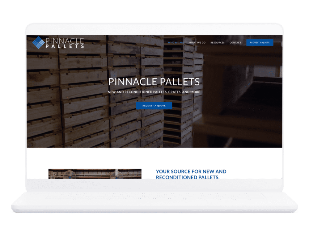 Pinnacle Pallets Website